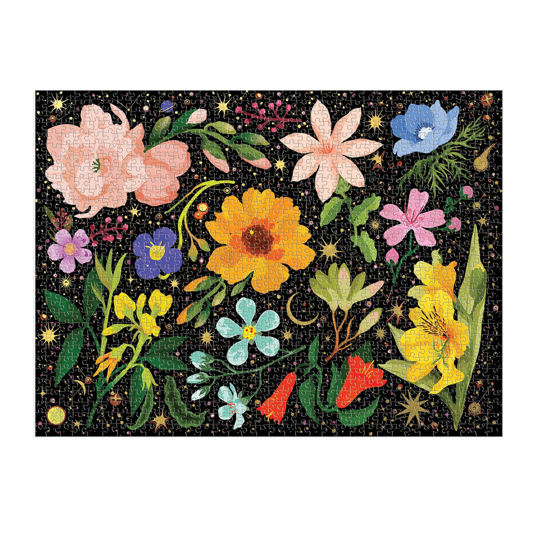 Intergalactic Flora 1000 Piece Foil Puzzle Galison 