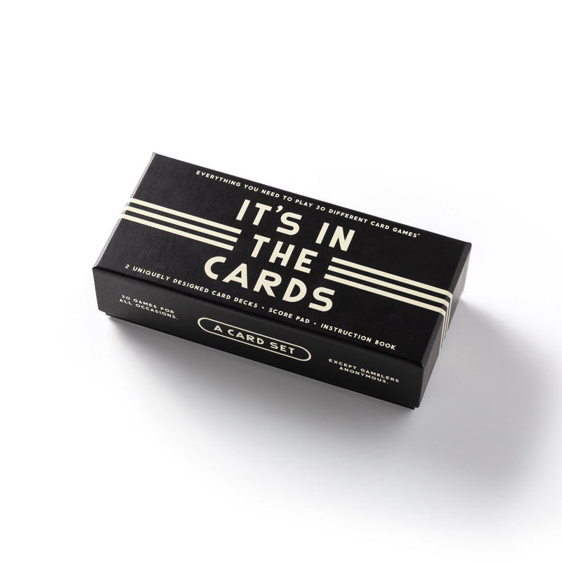 It's In The Cards Playing Card Game Set Playing Cards Brass Monkey 
