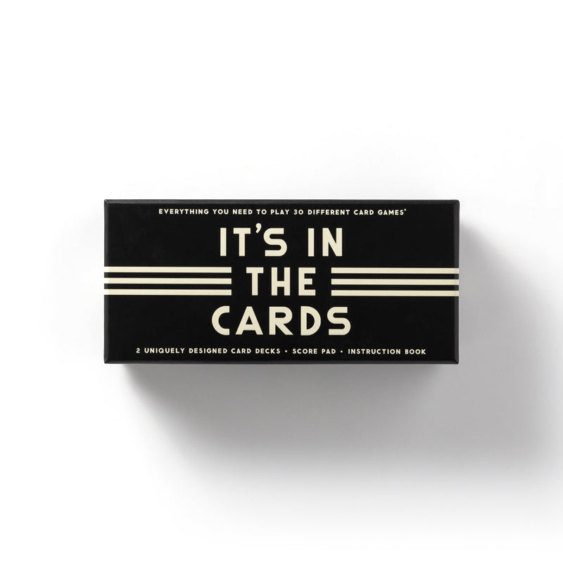 It's In The Cards Playing Card Game Set Playing Cards Brass Monkey 