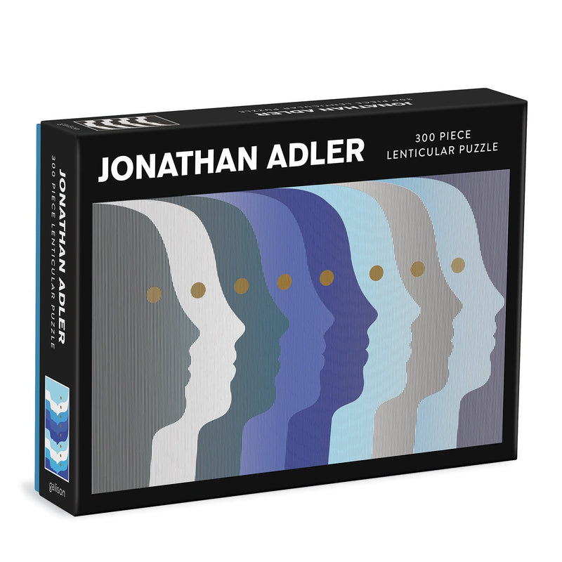 Jonathan Adler Atlas 300 Piece Lenticular Jigsaw Puzzle 300 Piece Puzzles Jonathan Adler 