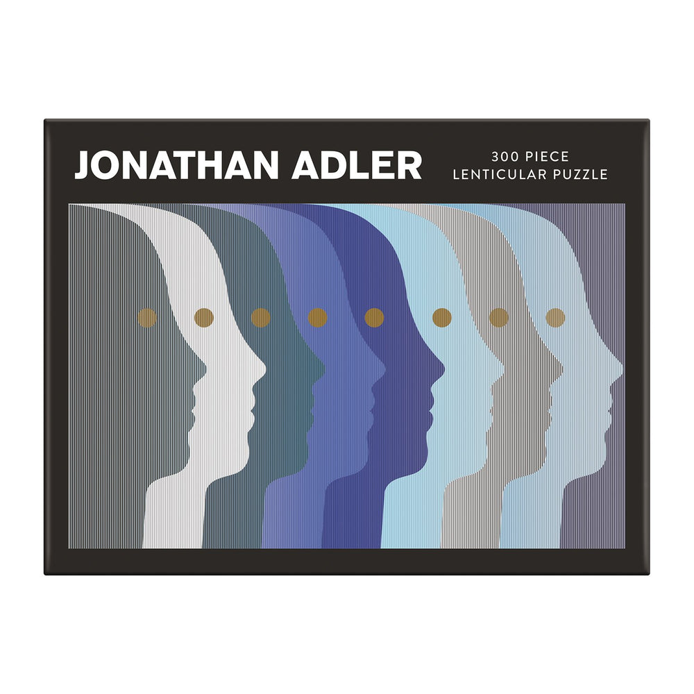 Jonathan Adler Atlas 300 Piece Lenticular Jigsaw Puzzle 300 Piece Puzzles Jonathan Adler 