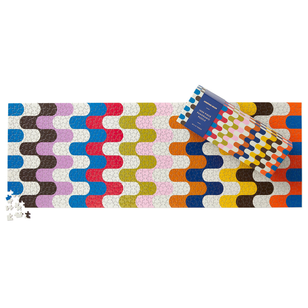 Jonathan Adler Bargello 1000 Piece Panoramic Puzzle Puzzles Jonathan Adler 