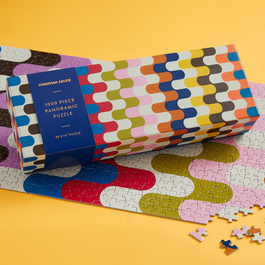 Jonathan Adler Bargello 1000 Piece Panoramic Puzzle Puzzles Jonathan Adler 