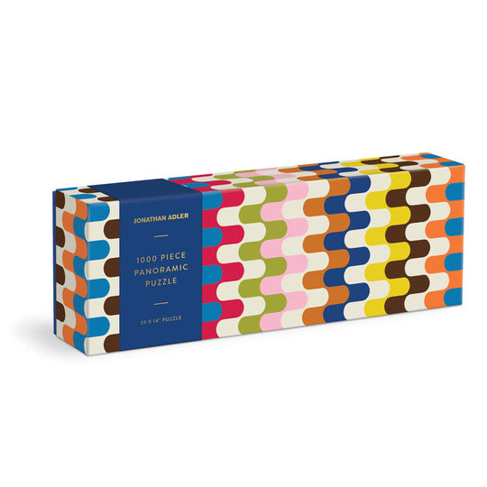 Jonathan Adler Bargello 1000 Piece Panoramic Puzzle Puzzles Jonathan Adler 