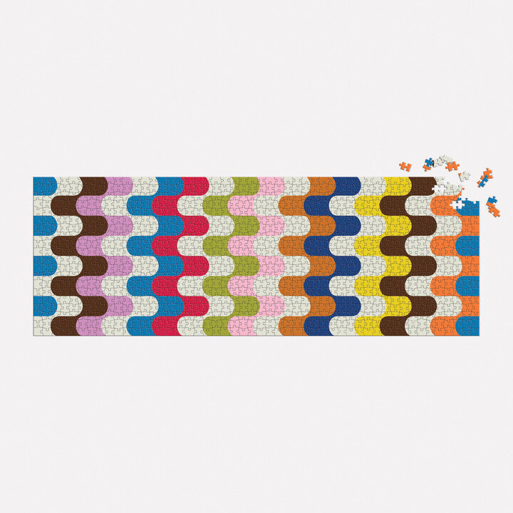 Jonathan Adler Bargello 1000 Piece Panoramic Puzzle Puzzles Jonathan Adler 