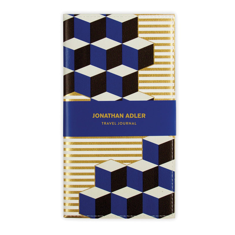 Jonathan Adler Blue Versailles Travel Journal Journals and Notebooks Jonathan Adler Collection 