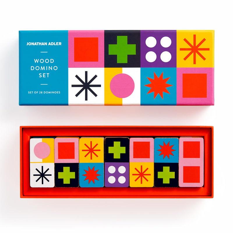 Jonathan Adler Helsinki Wood Domino Set Jonathan Adler 