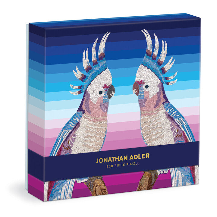 Jonathan Adler Parrots 500 Piece Puzzle Puzzles Jonathan Adler 