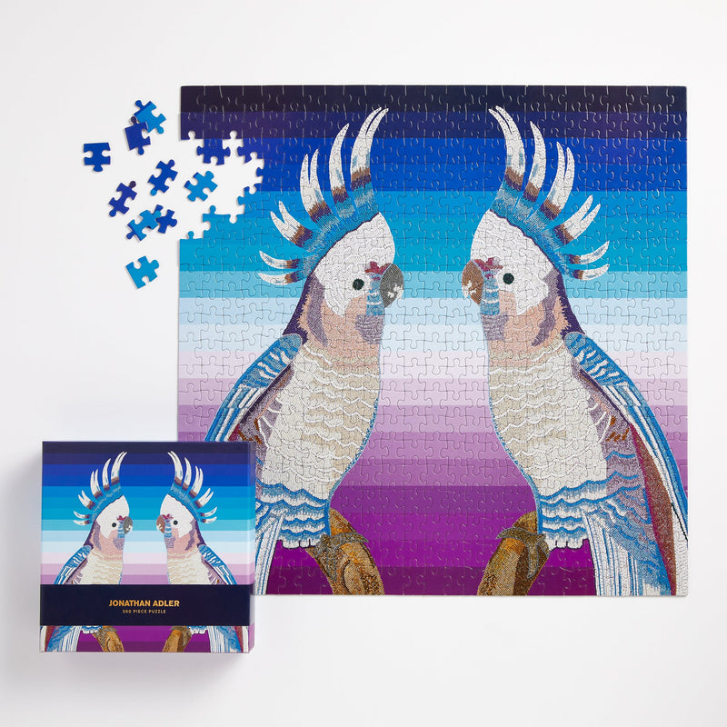 Jonathan Adler Parrots 500 Piece Puzzle Puzzles Jonathan Adler 