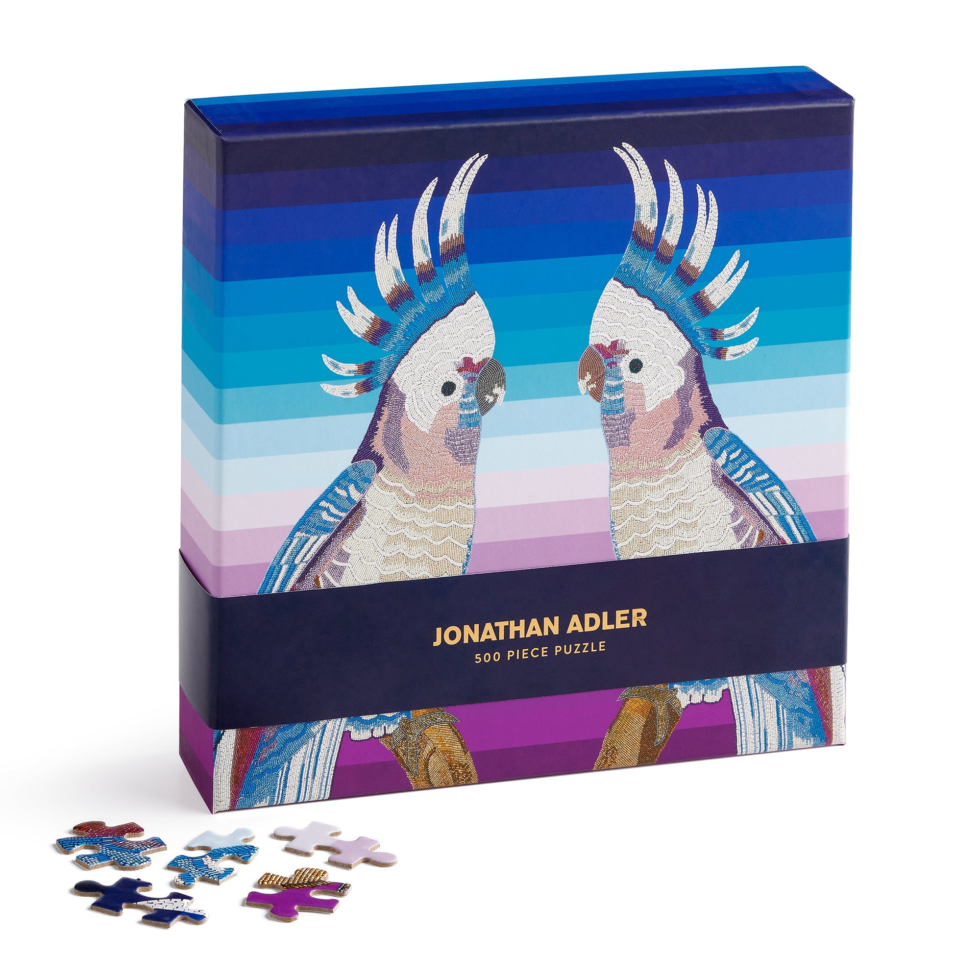 Jonathan Adler Parrots 500 Piece Puzzle | Galison