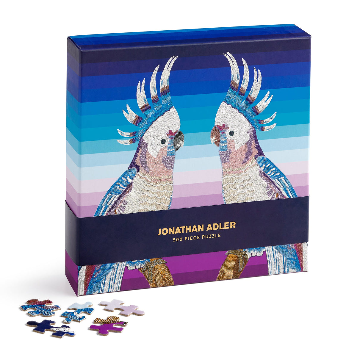 Jonathan Adler Parrots 500 Piece Puzzle Puzzles Jonathan Adler 