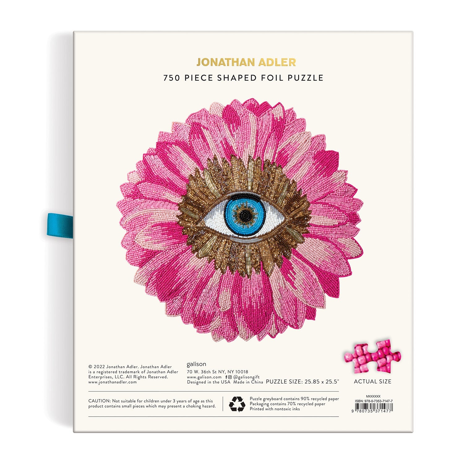 Jonathan Adler Petals 750 Piece Shaped Puzzle | Galison