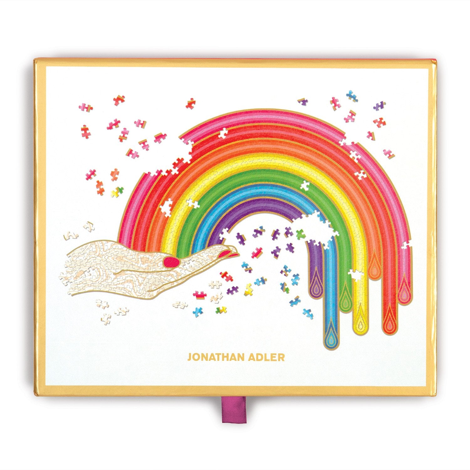 Jonathan Adler Rainbow Hand 750-Piece Puzzle | Galison
