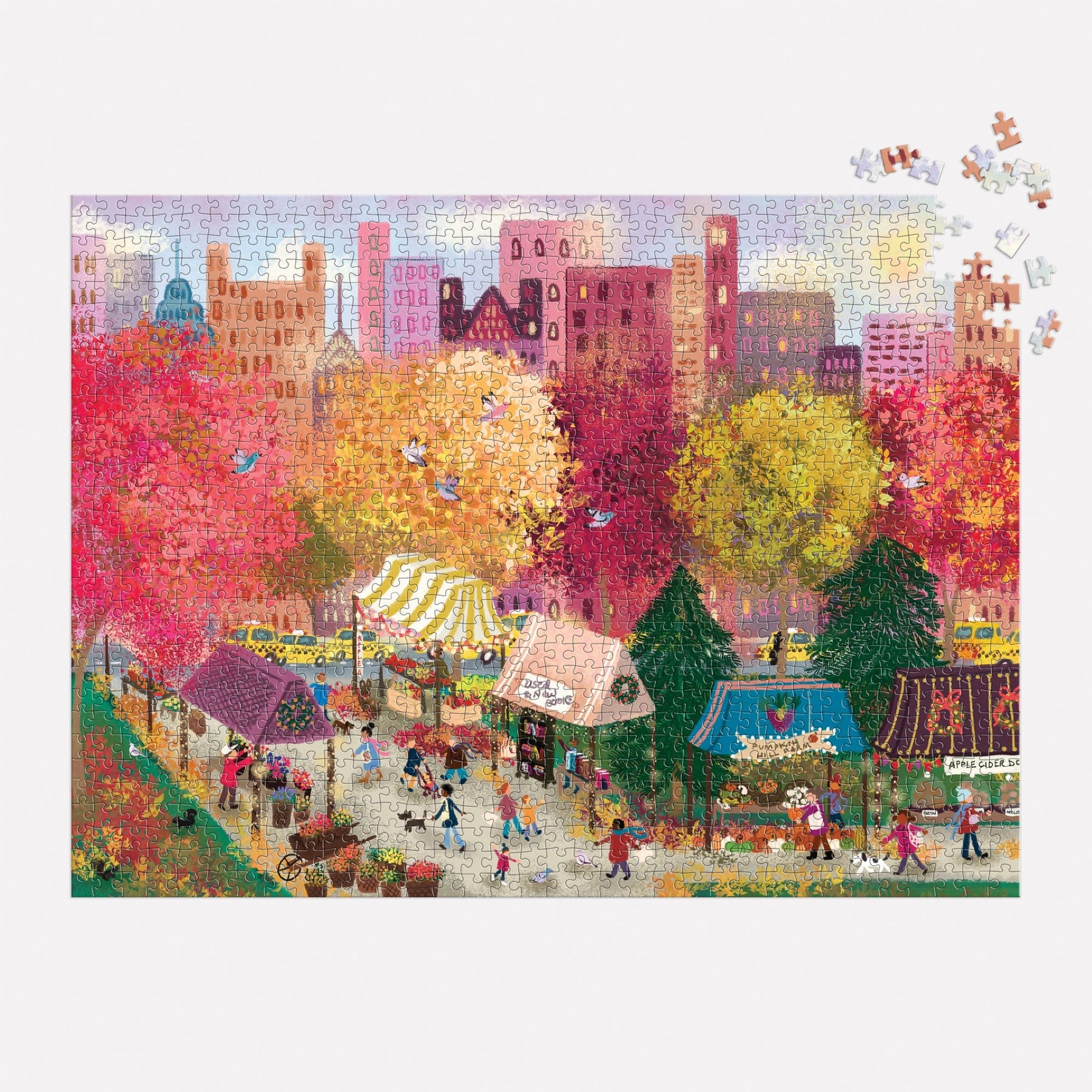 Jumbo Puzzle 'Berries' – 1000 Teile, 68 X 49 Cm, Aus Recycling-Karton, Farbenfrohes Beeren-Motiv