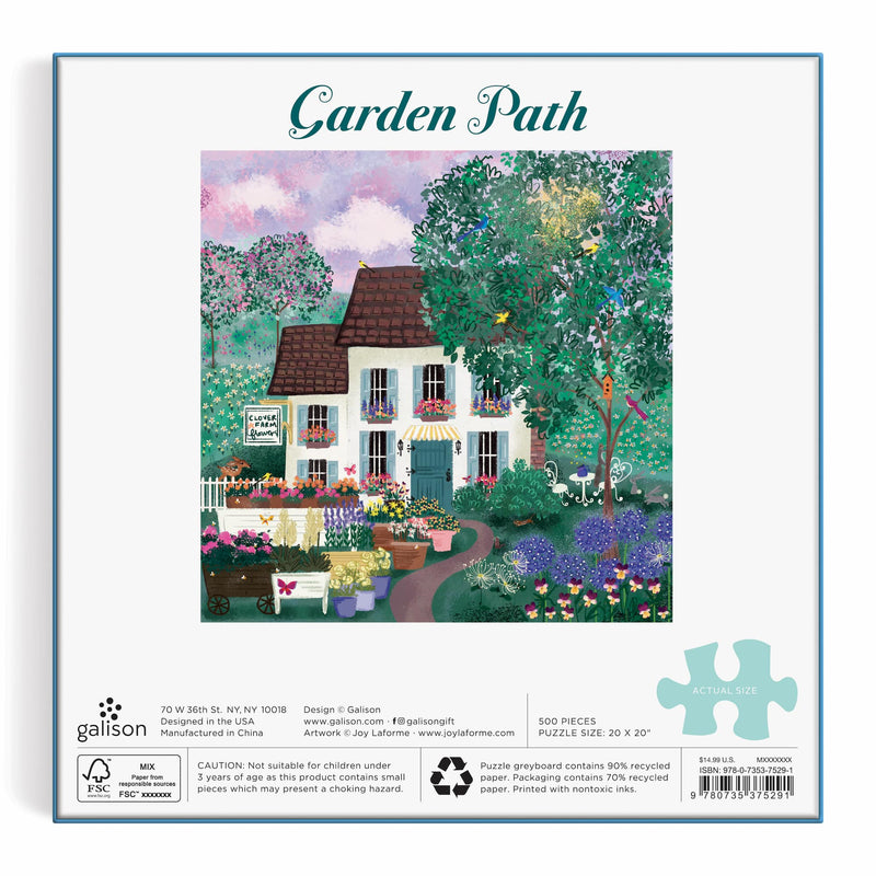 Joy Laforme Garden Path 500 Piece Puzzle Joy Laforme 