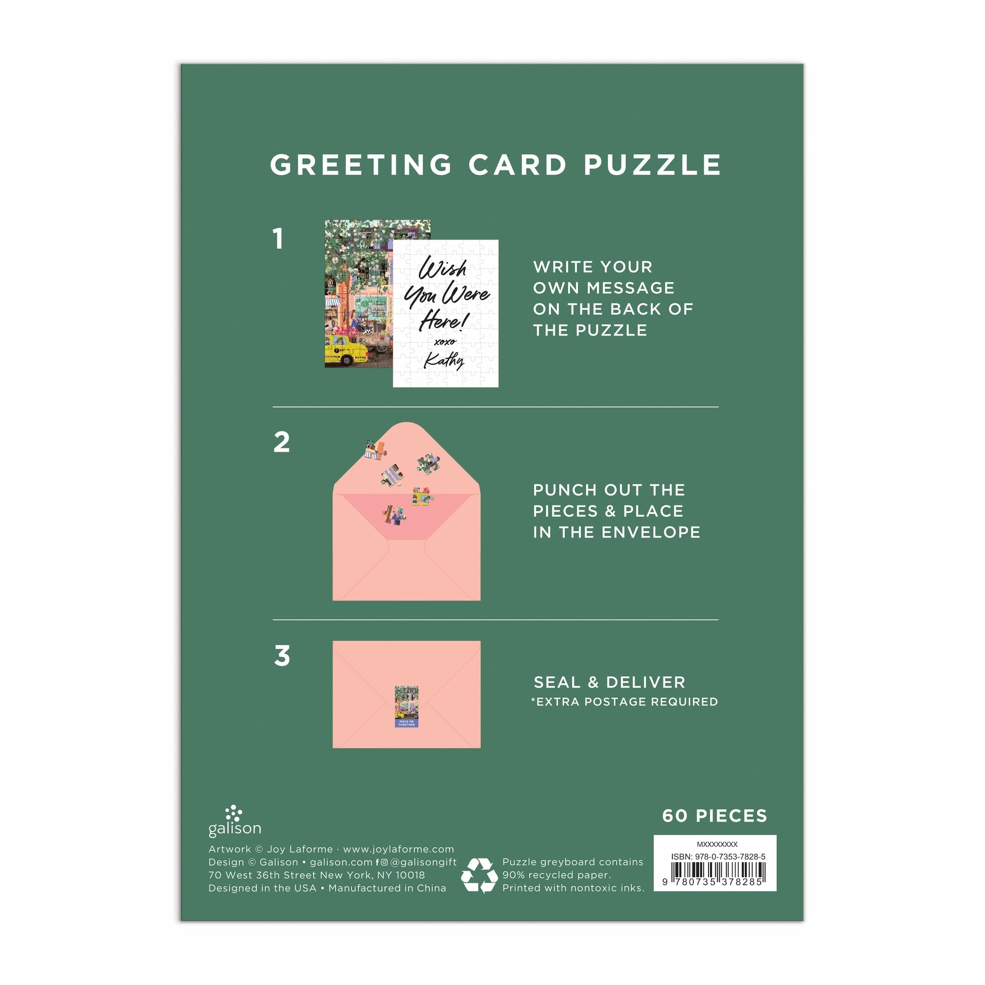 Joy Laforme Spring Street Greeting Card Puzzle | Galison
