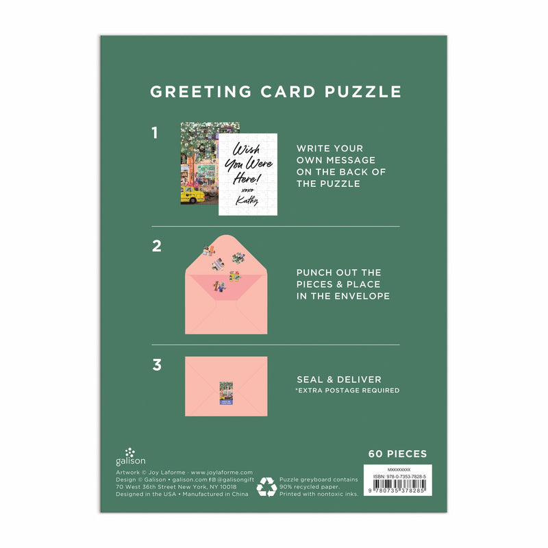 Joy Laforme Spring Street Greeting Card Puzzle Joy Laforme 