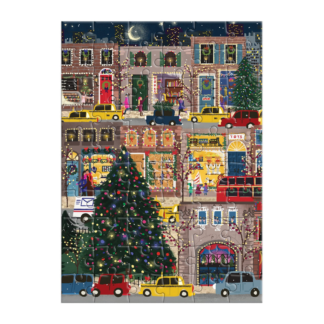 Joy Laforme Winter Lights Greeting Card Puzzle Greeting Card Puzzles Joy Laforme 