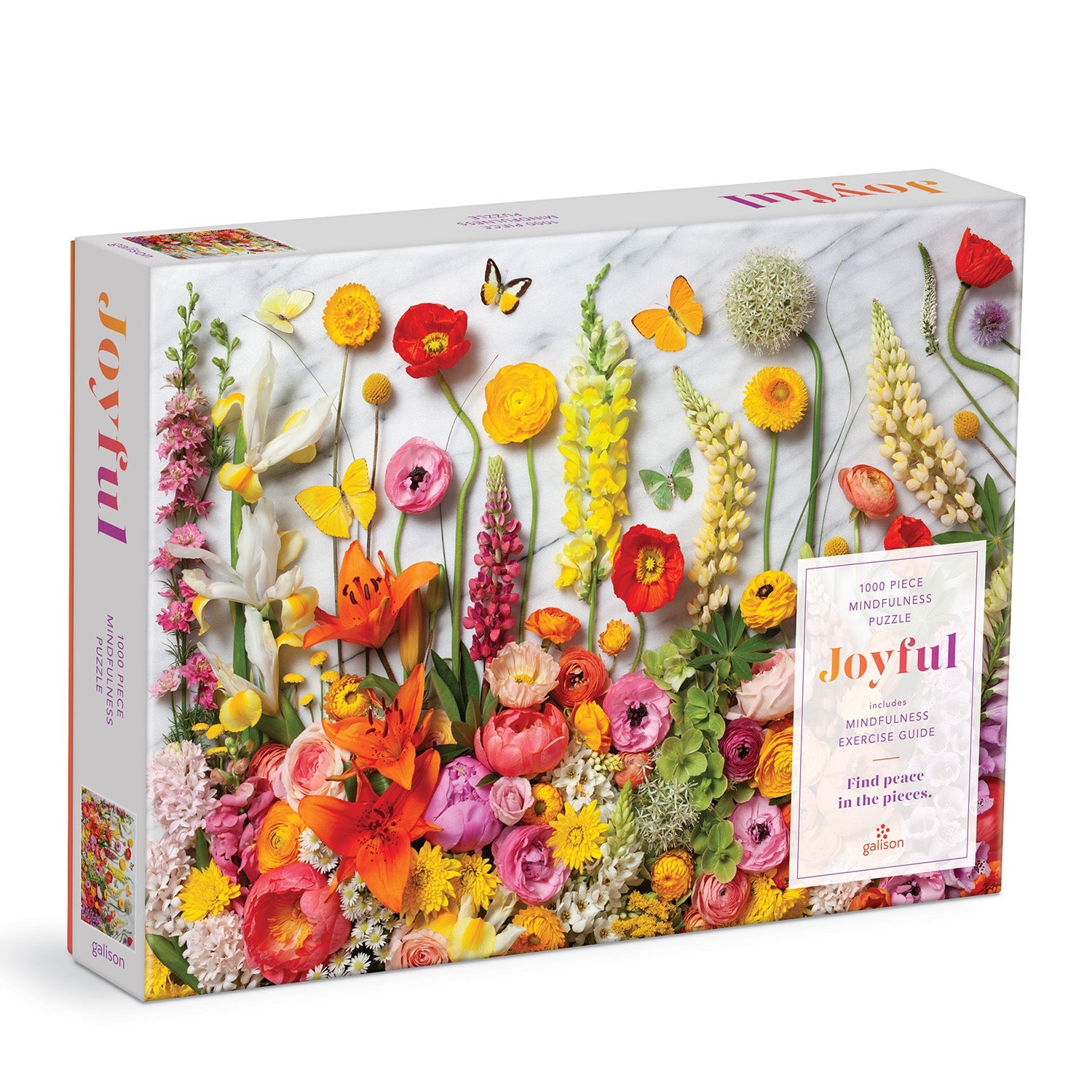 Joyful 1000 Piece Floral Jigsaw Puzzle | Galison