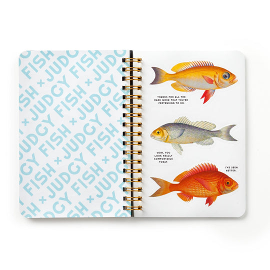 Judgy Fish Sticker Book Sticky Notes Brass Monkey 