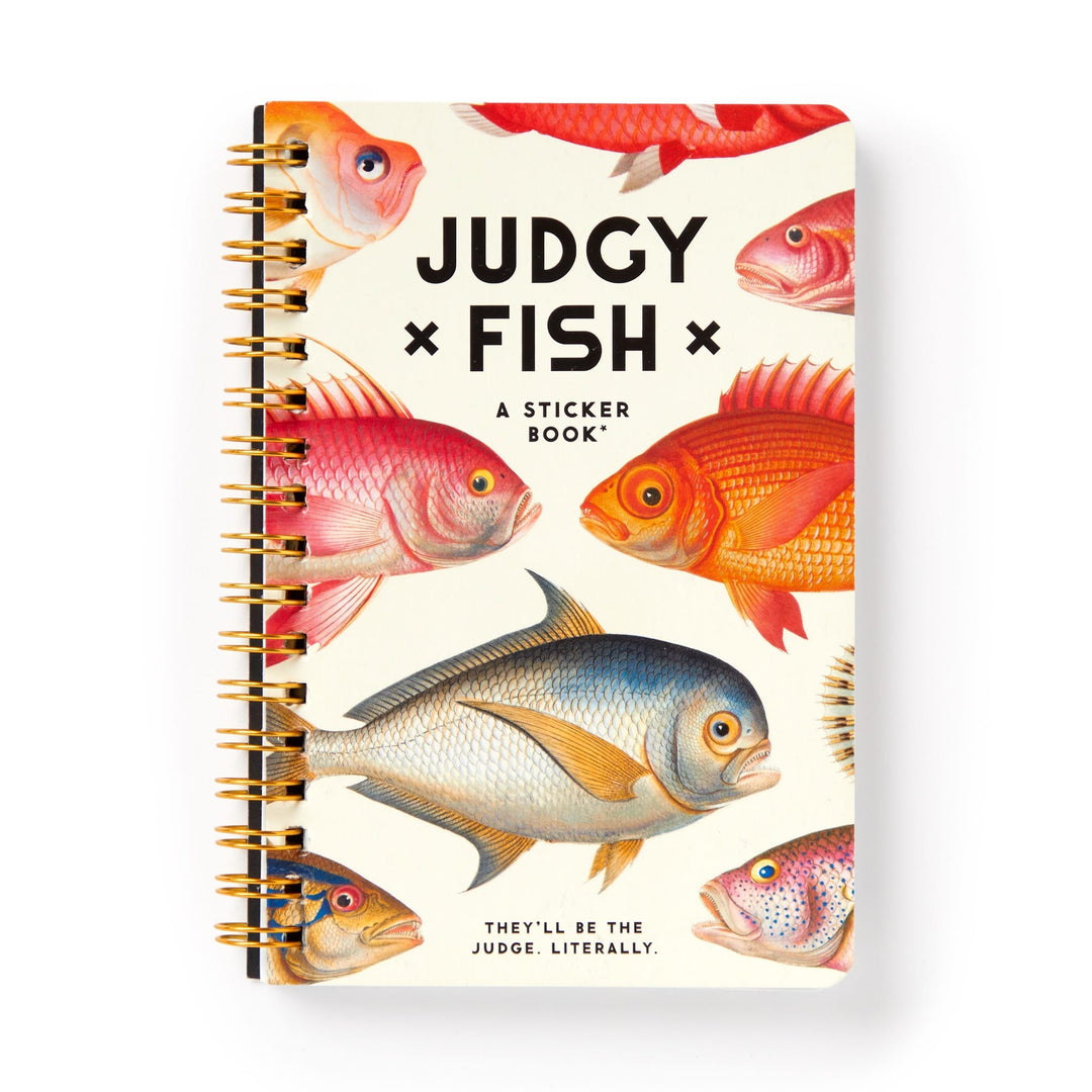 Judgy Fish Sticker Book Sticky Notes Brass Monkey 