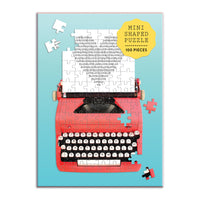 Just My Type Vintage Typewriter 100 Piece Mini Shaped Puzzle Mini-Shaped Puzzles Galison 