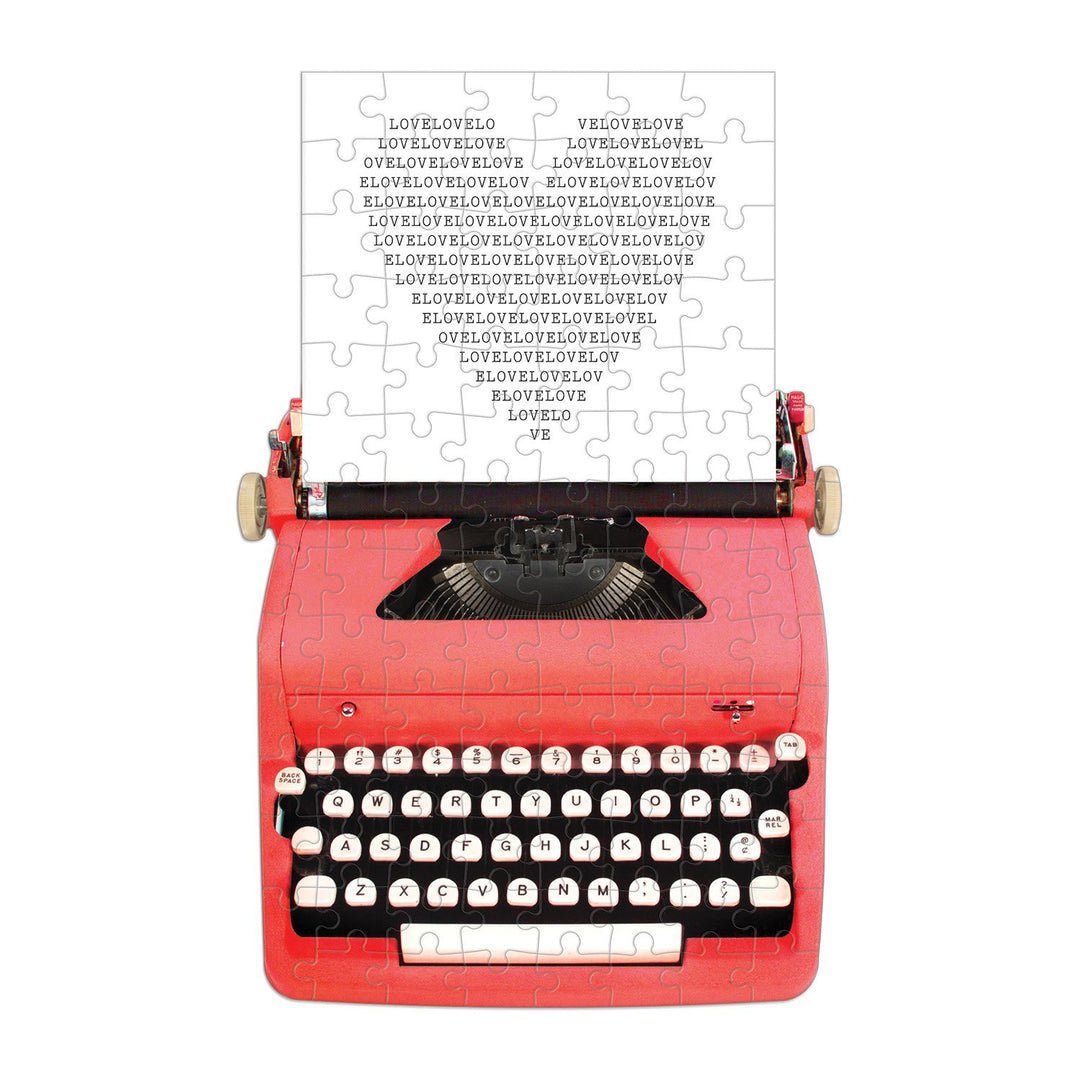 Just My Type Vintage Typewriter 100 Piece Mini Shaped Puzzle Mini-Shaped Puzzles Galison 