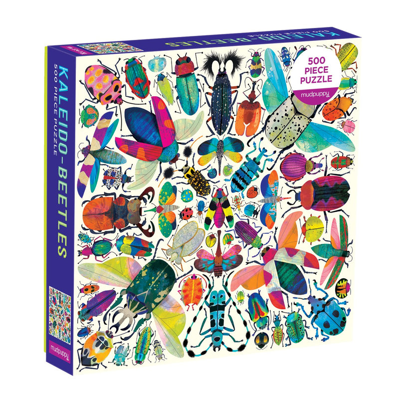 Kaleido Beetles 500 Piece Family Puzzle Galison 