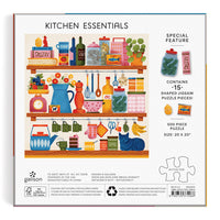 Kitchen Essentials 500 Piece Puzzle with Shaped Pieces Puzzles Muti 