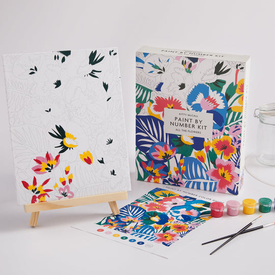 Kitty McCall All the Flowers Paint By Number Kit Paint By Number Kits Kitty McCall 