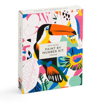Kitty McCall Toucan Paint By Number Kit Paint By Number Kits Kitty McCall 