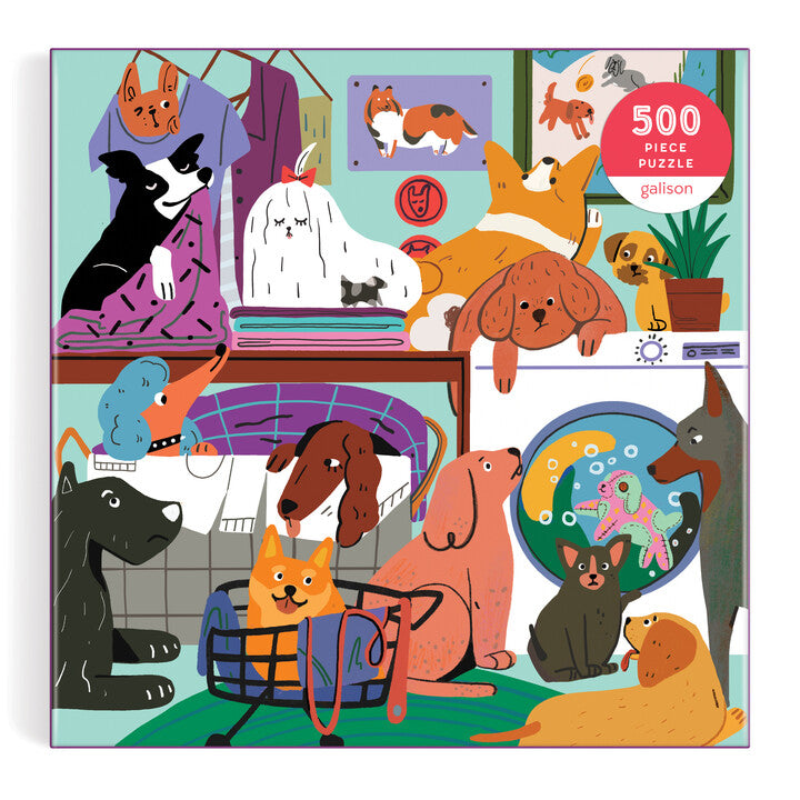 Laundry Dogs 500 Piece Puzzle Puzzles Jialei Sun 