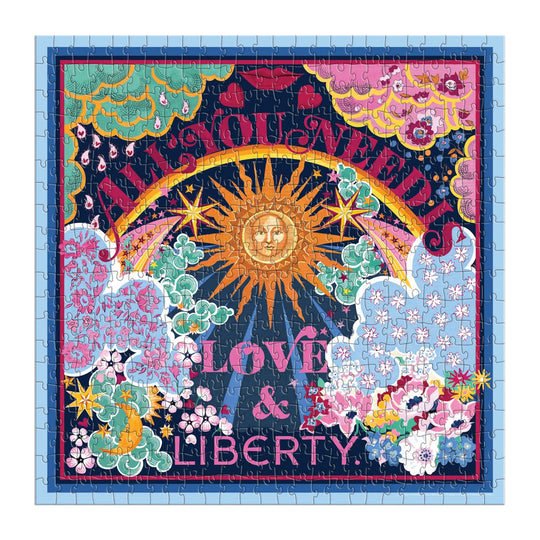 Liberty All You Need is Love 500 Piece Book Puzzle 500 Piece Puzzles Liberty of London Ltd 