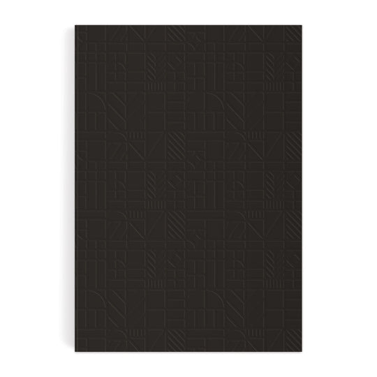Liberty Black Tudor A5 Embossed Journal Galison 