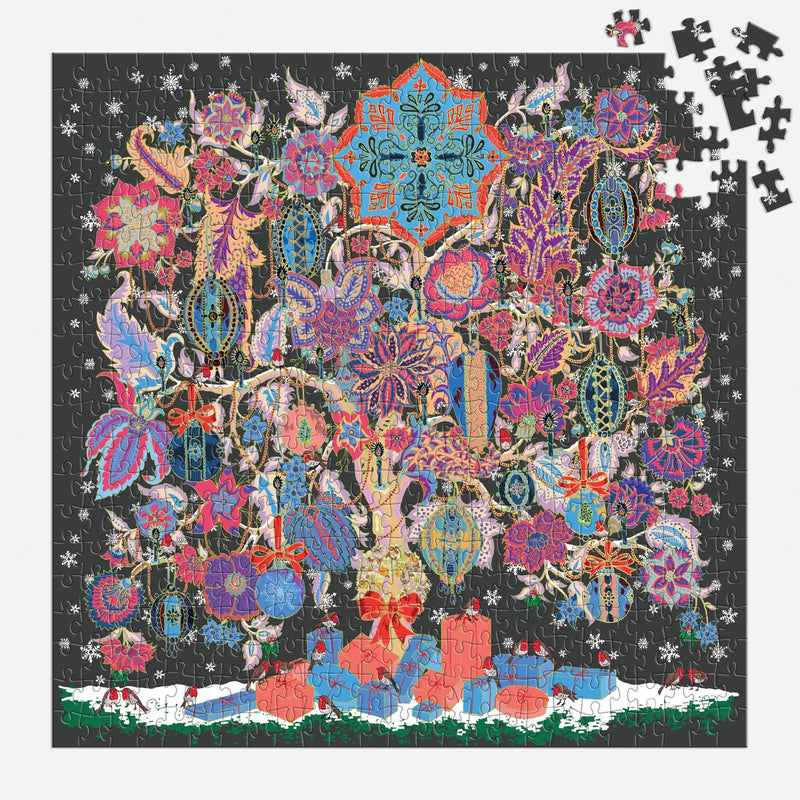 Liberty Christmas Tree of Life 500 Piece Foil Puzzle 500 Piece Puzzles Liberty of London Ltd 