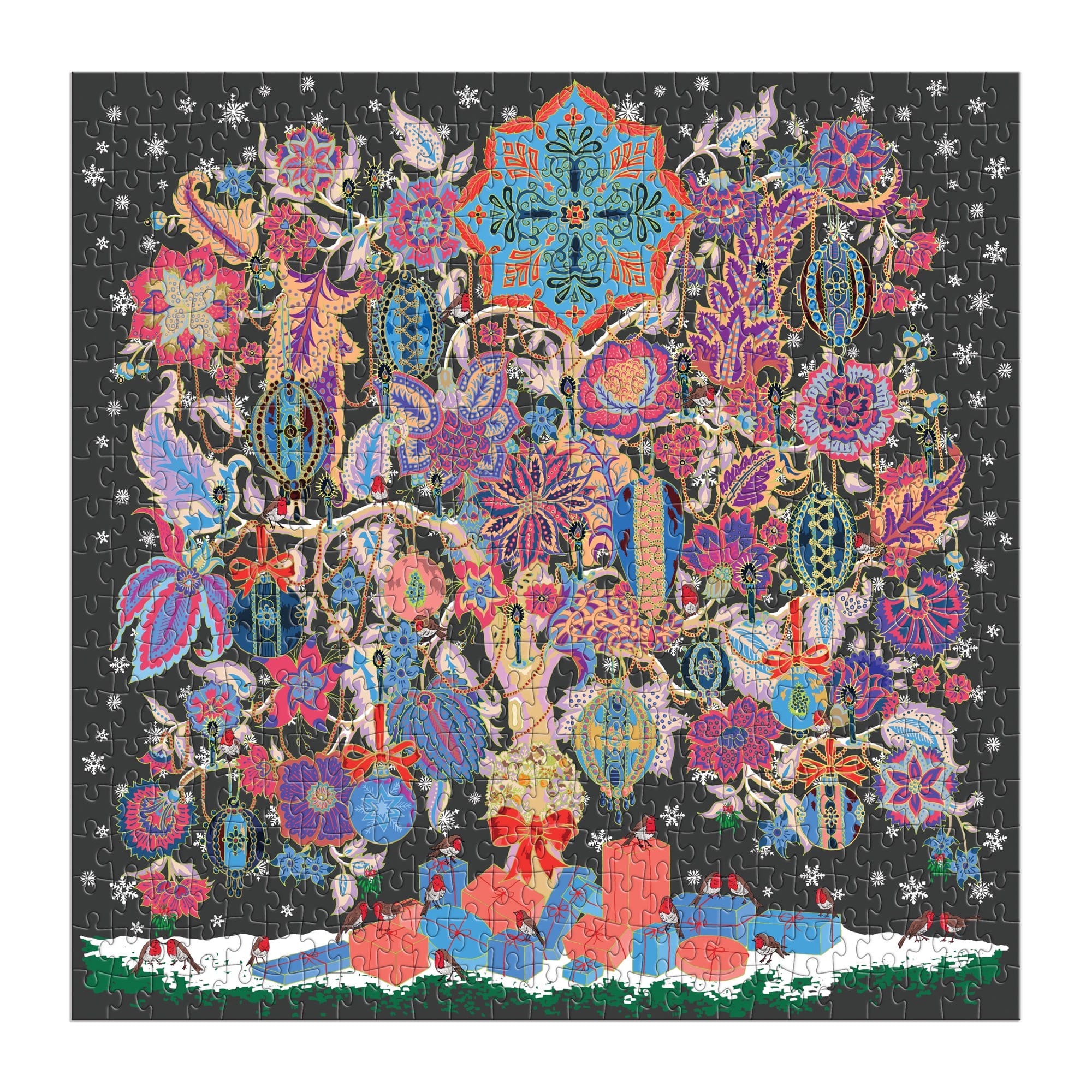 Liberty Christmas Tree of Life Foil Puzzle | Galison