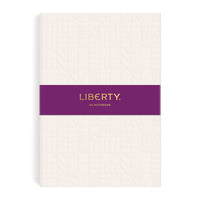 Liberty Cream Tudor A5 Embossed Journal Galison 