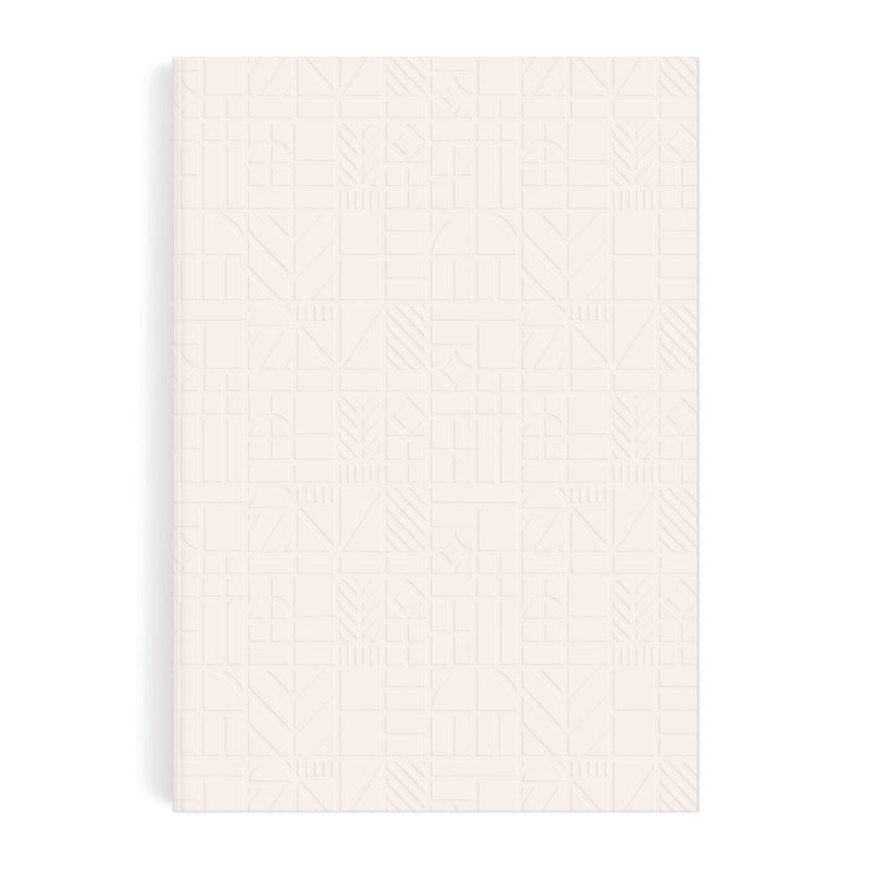 Liberty Cream Tudor A5 Embossed Journal Galison 