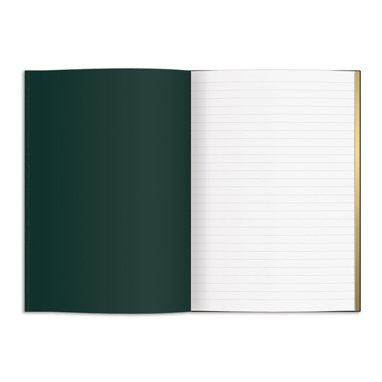 Liberty Dark Green Tudor A5 Embossed Journal Galison 