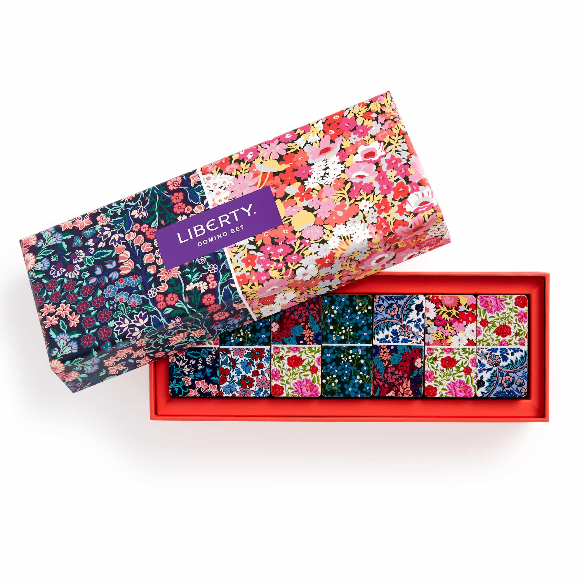 Liberty Floral Wood Domino Set | Galison