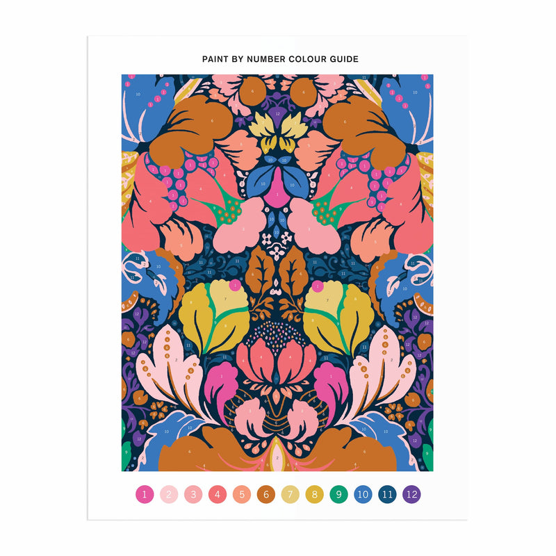 Liberty Glastonbury 11 x 14 Paint By Number Kit Liberty London 