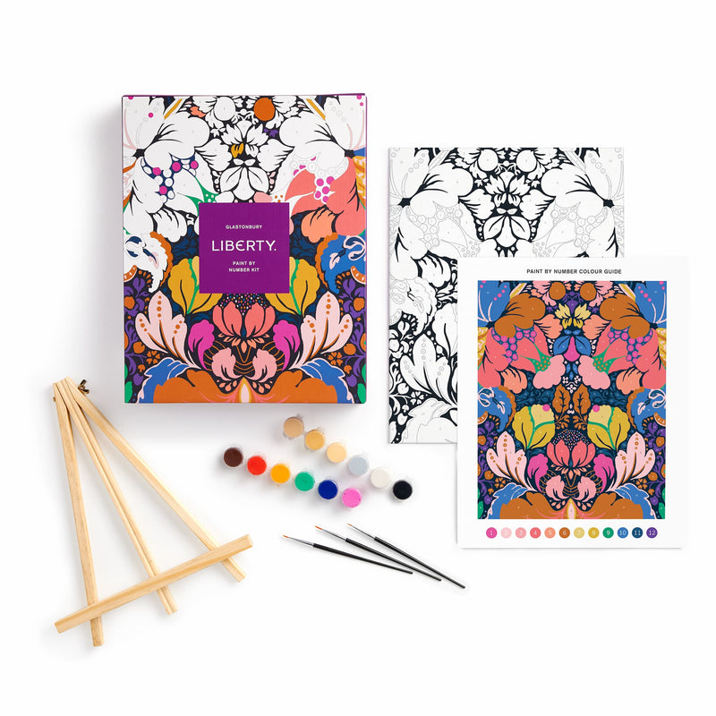 Liberty Glastonbury 11 x 14 Paint By Number Kit Liberty London 
