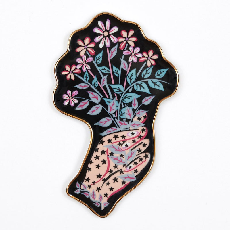 Liberty Ianthe Hand Shaped Porcelain Tray Decor Trays Liberty London 