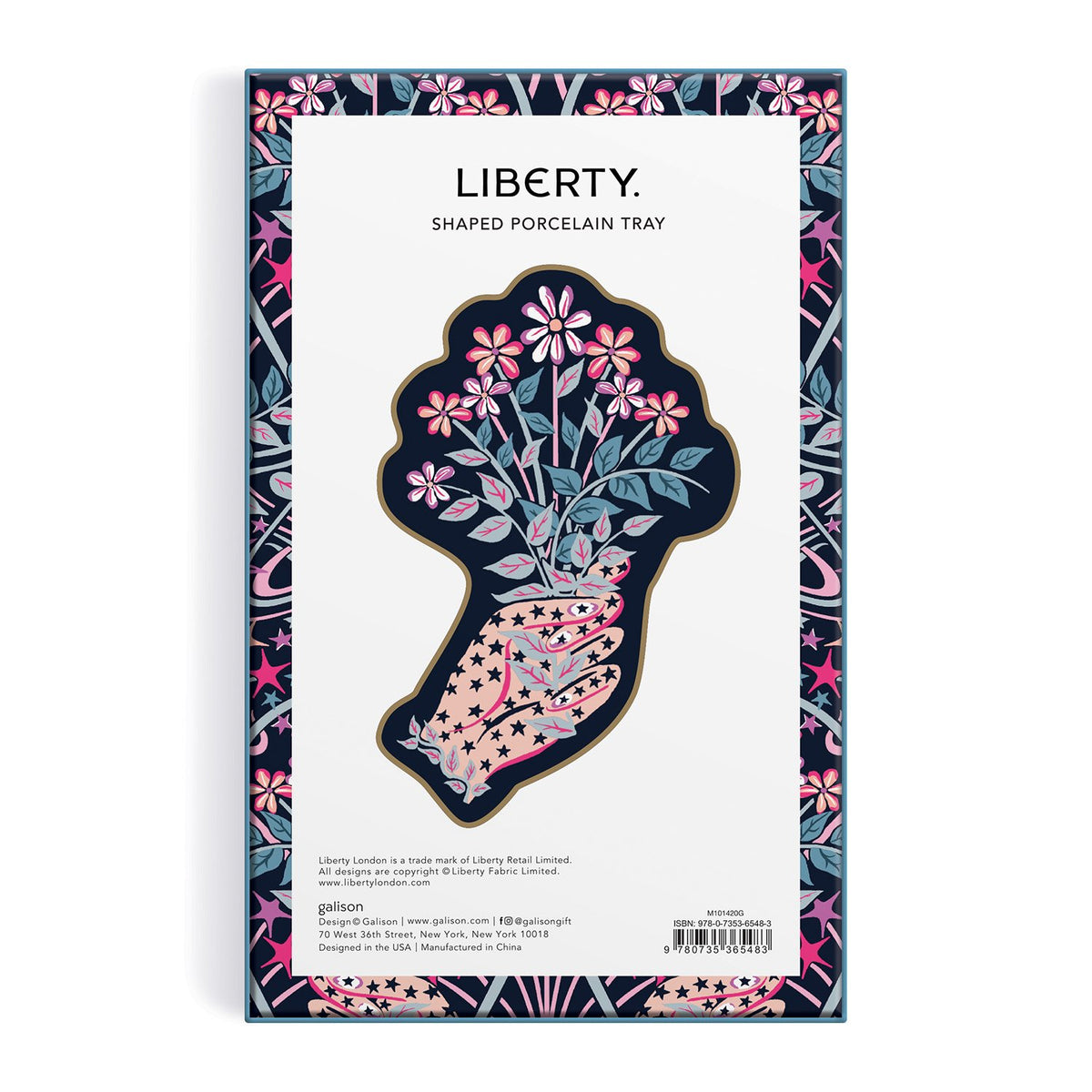 Liberty Ianthe Hand Shaped Porcelain Tray Decor Trays Liberty London 