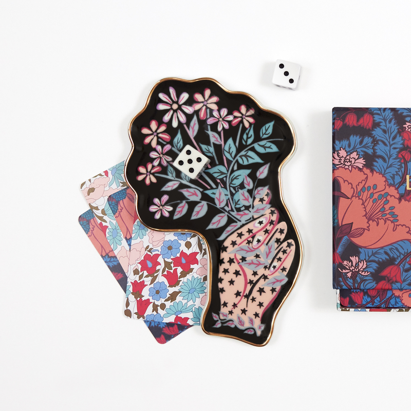 Liberty Ianthe Hand Shaped Porcelain Tray Decor Trays Liberty London 
