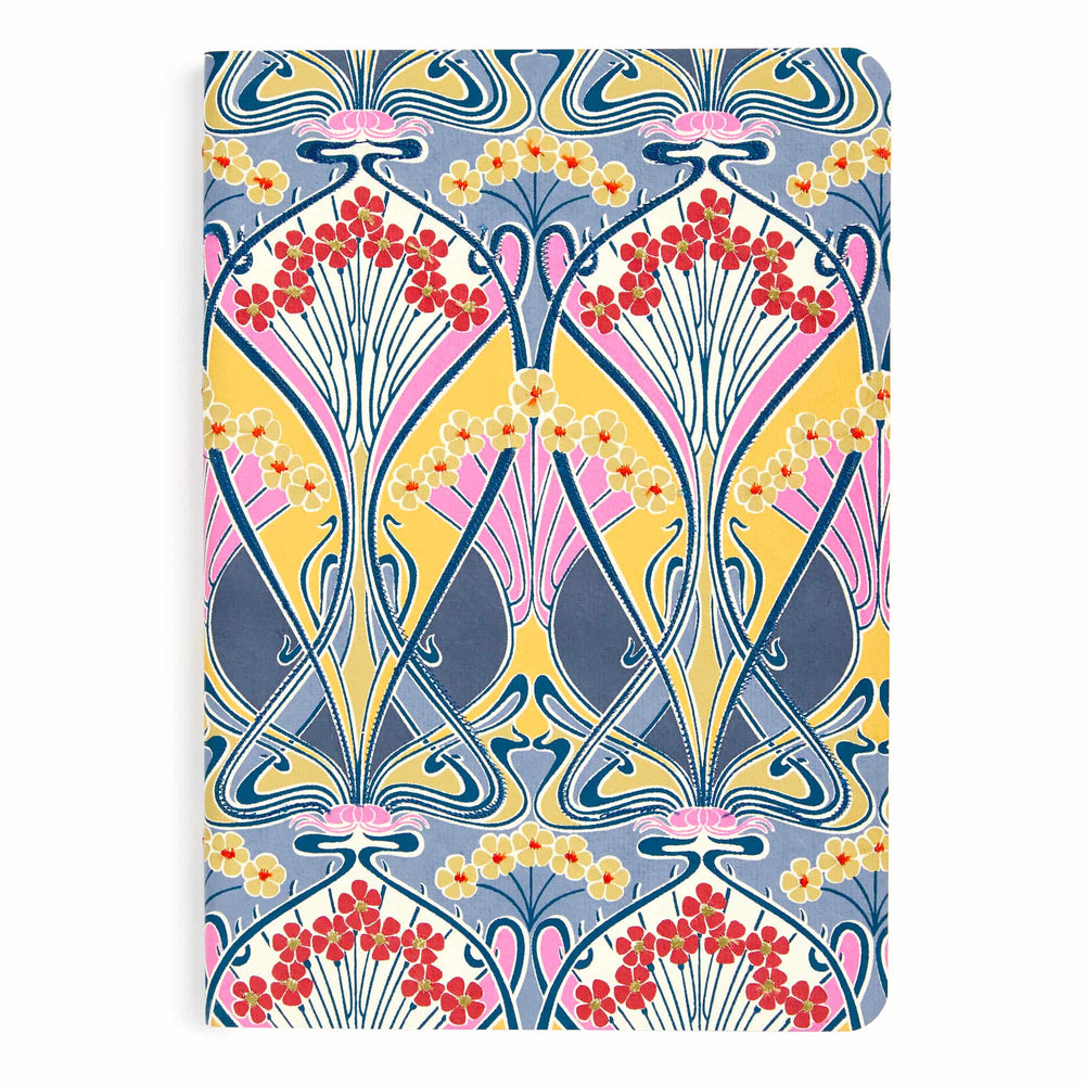 Liberty Ianthe Lichen Handmade Embroidered B5 Journal Liberty London 