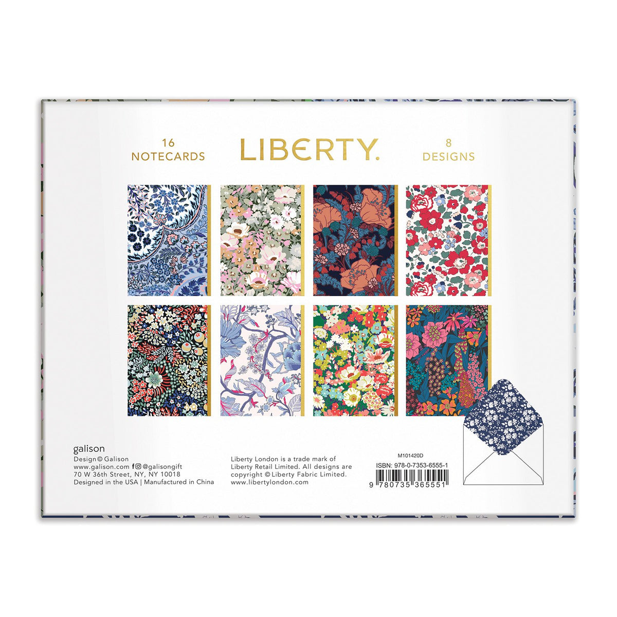 Liberty London Floral Greeting Assortment Notecard Set Greeting Cards Liberty London Collection 