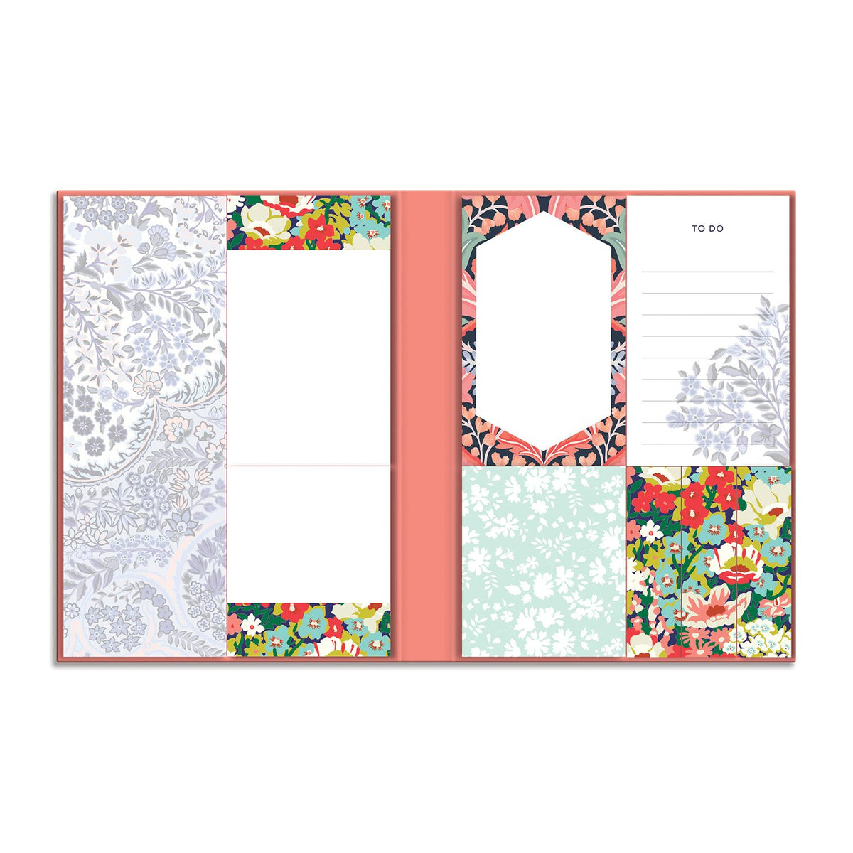 Liberty London Floral Sticky Notes Hard Cover Book Sticky Notes Liberty London Collection 