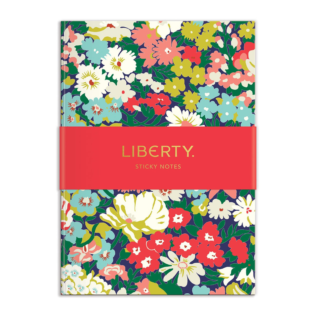 Floral Sticky Notes Hard Cover Book