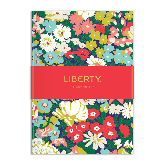 Liberty London Floral Sticky Notes Hard Cover Book Sticky Notes Liberty London Collection 